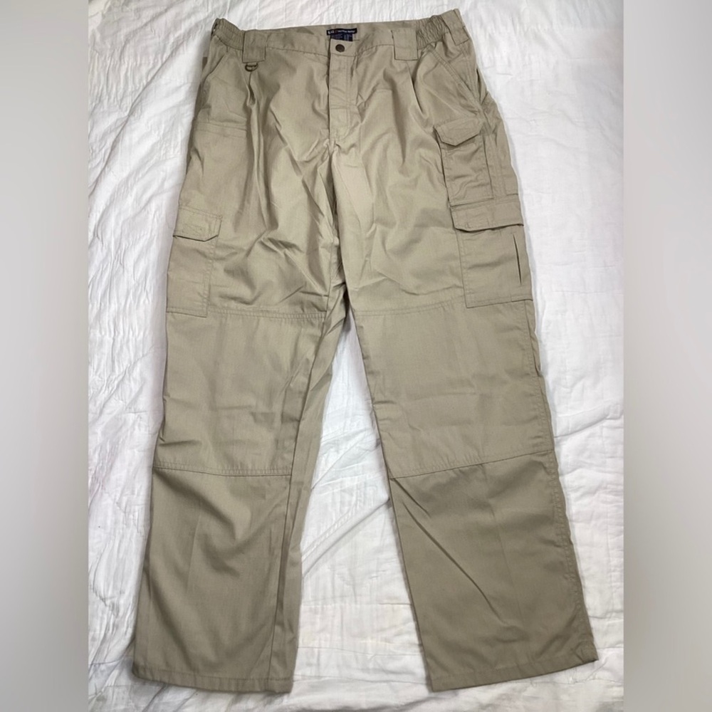 Mens 5.11 Tactical Taclite Pro Ripstop Cargo Pants Khaki 38x32